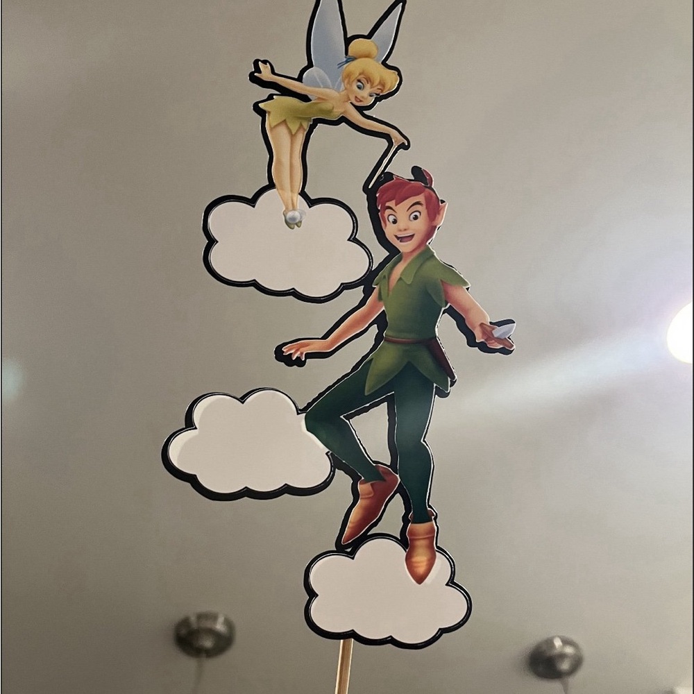 Peter Pan and Tinker Bell Cake Topper